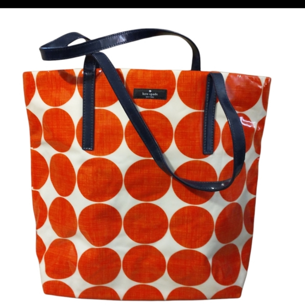 Kate Spade Daycation Bon Tote Crosshatch Dots